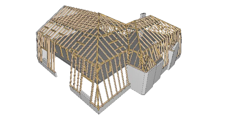 Więźba CNC – wiązary dachowe